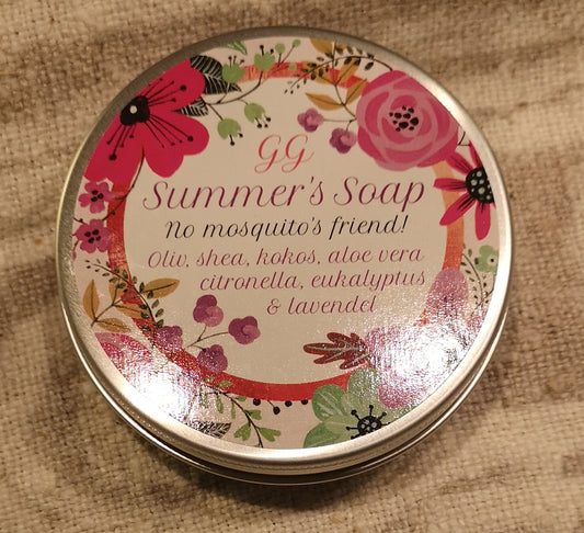 Summer's Soap no mosquito's friend